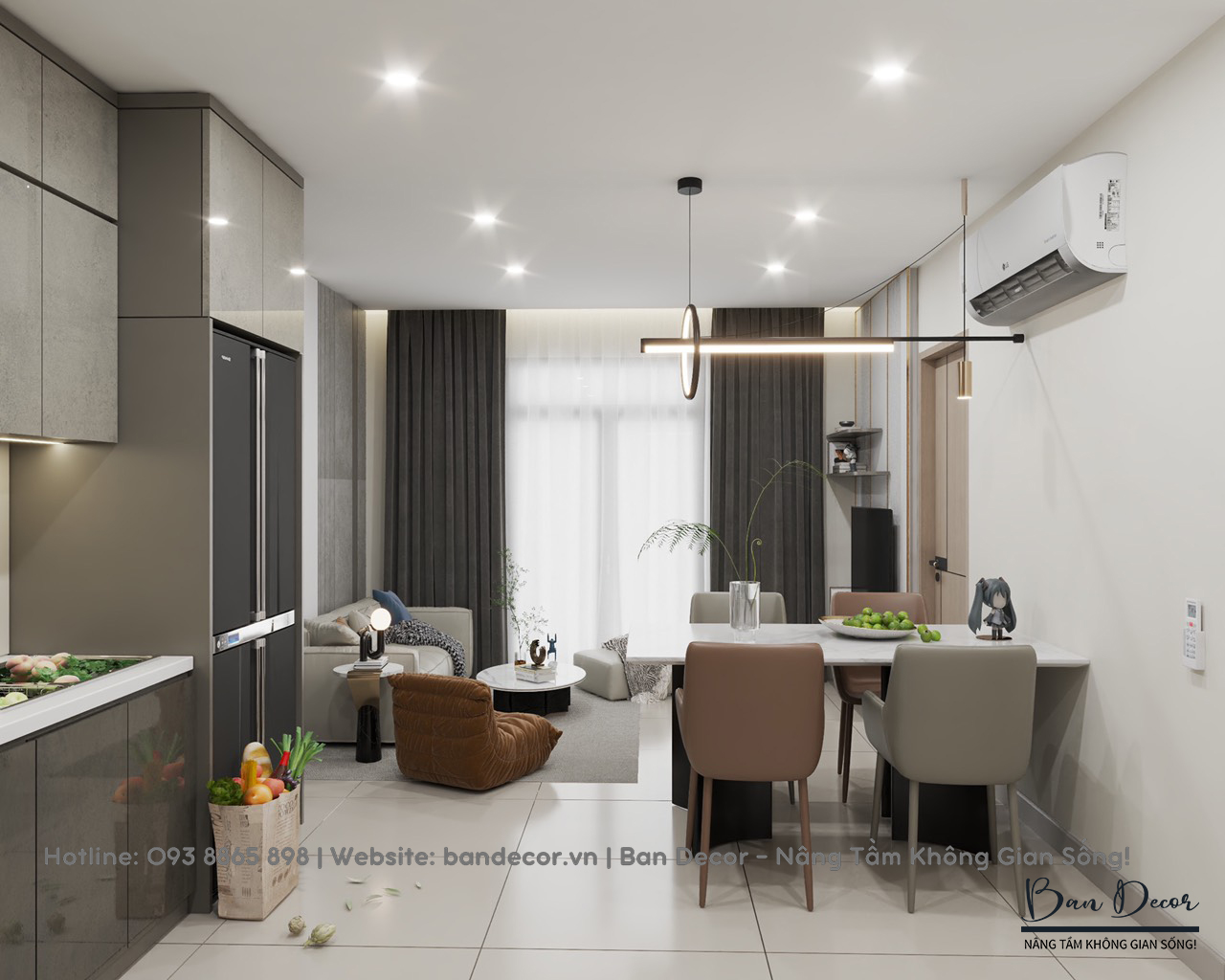 Thiết kế và thi công nội thất chung cư