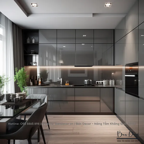 TỦ BẾP ACRYLIC AC 16