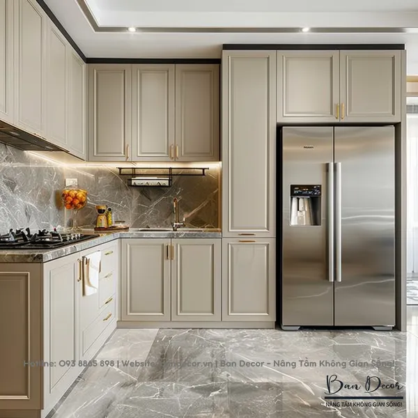 TỦ BẾP TÂN CỔ ĐIỂN CĐ 54