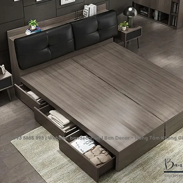 GIƯỜNG NGỦ CÓ NGĂN KÉO N337