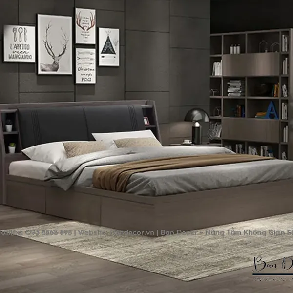 GIƯỜNG NGỦ CÓ NGĂN KÉO N333