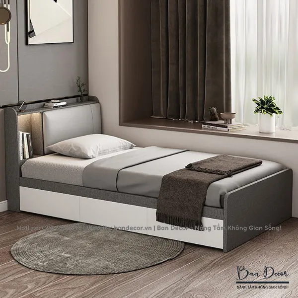GIƯỜNG NGỦ CÓ NGĂN KÉO N326