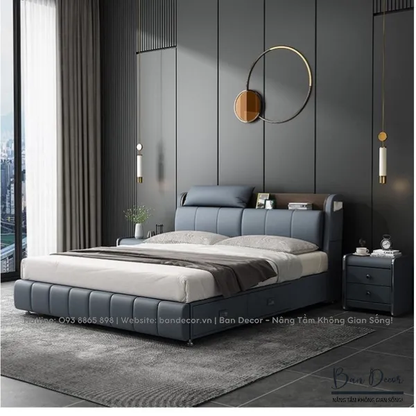 GIƯỜNG NGỦ CÓ NGĂN KÉO N322
