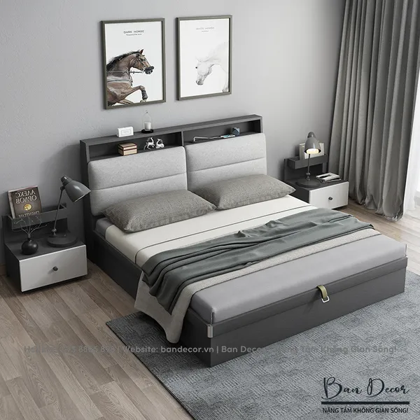 GIƯỜNG NGỦ CÓ NGĂN KÉO N324