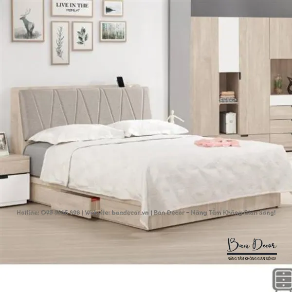 GIƯỜNG NGỦ CÓ NGĂN KÉO N286