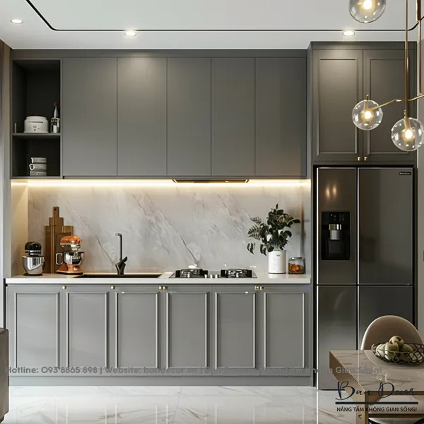 TỦ BẾP TÂN CỔ ĐIỂN CĐ 03
