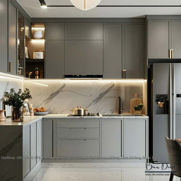 TỦ BẾP TÂN CỔ ĐIỂN CĐ 51