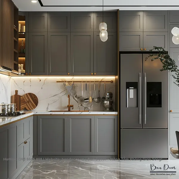 TỦ BẾP TÂN CỔ ĐIỂN CĐ 53