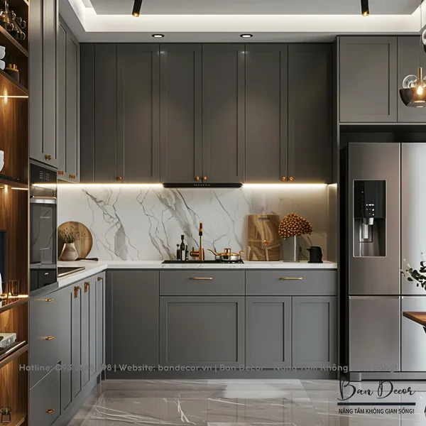 TỦ BẾP TÂN CỔ ĐIỂN CĐ 26