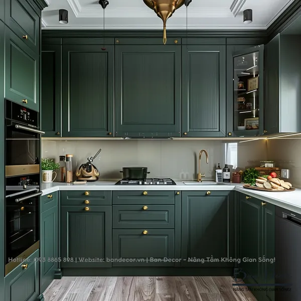 TỦ BẾP TÂN CỔ ĐIỂN CĐ 35