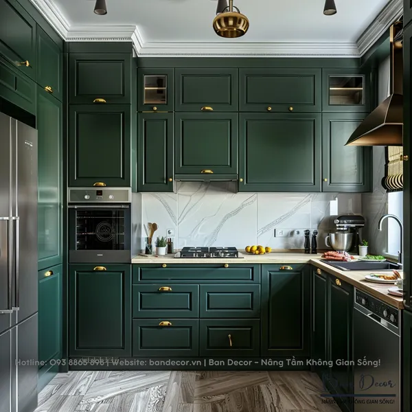 TỦ BẾP TÂN CỔ ĐIỂN CĐ 36