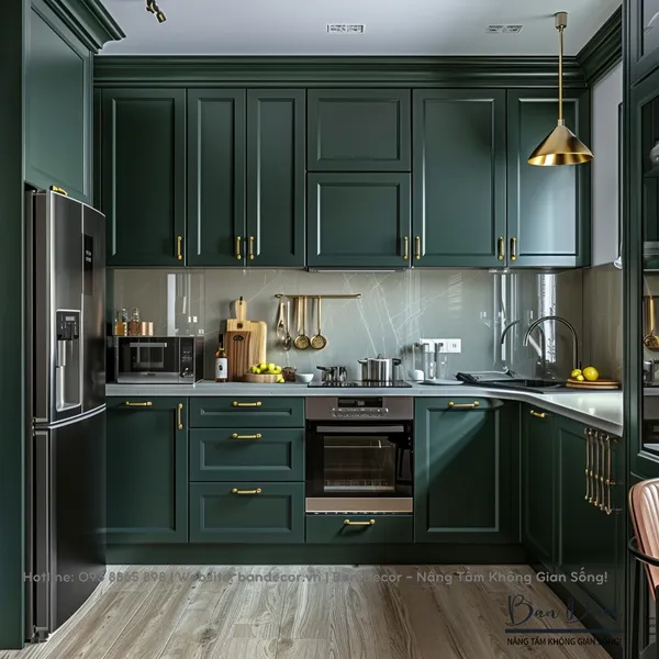 TỦ BẾP TÂN CỔ ĐIỂN CĐ 32