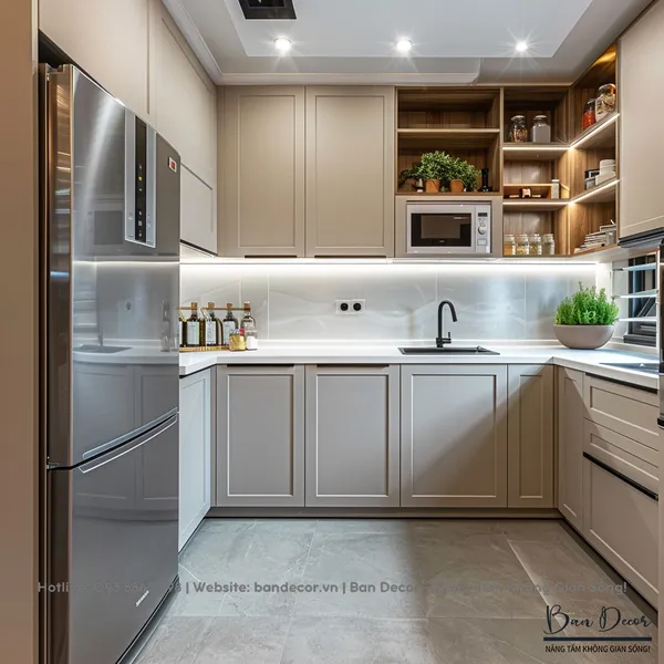 TỦ BẾP TÂN CỔ ĐIỂN CĐ 40