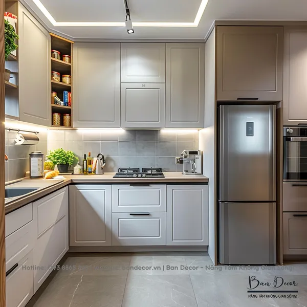 TỦ BẾP TÂN CỔ ĐIỂN CĐ 41