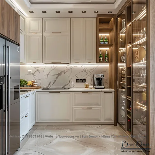 TỦ BẾP TÂN CỔ ĐIỂN CĐ 42