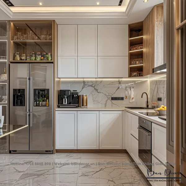 TỦ BẾP TÂN CỔ ĐIỂN CĐ 43