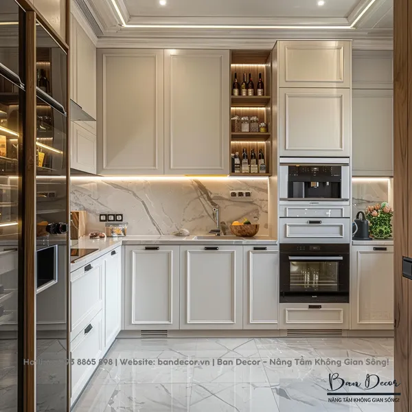 TỦ BẾP TÂN CỔ ĐIỂN CĐ 44