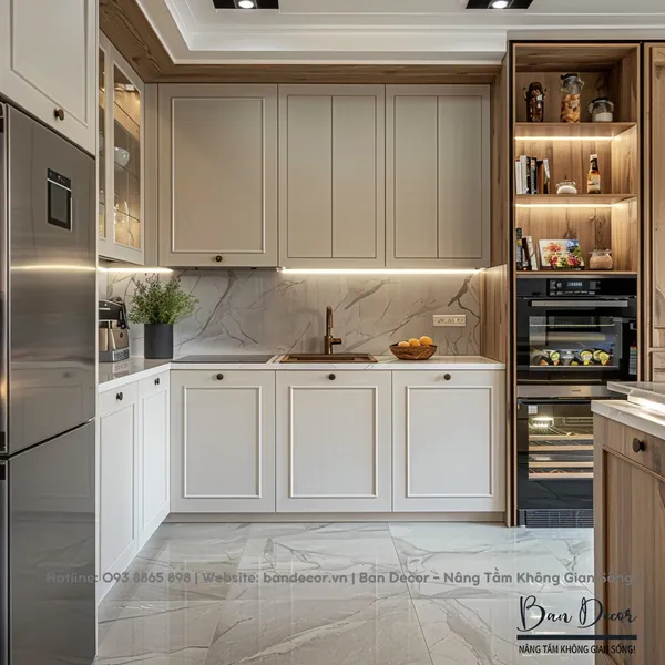 TỦ BẾP TÂN CỔ ĐIỂN CĐ 45