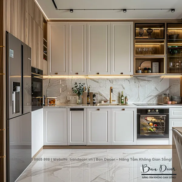 TỦ BẾP TÂN CỔ ĐIỂN CĐ 47