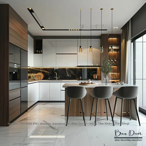 THI CÔNG TỦ BẾP GỖ CÔNG NGHIỆP TC 12