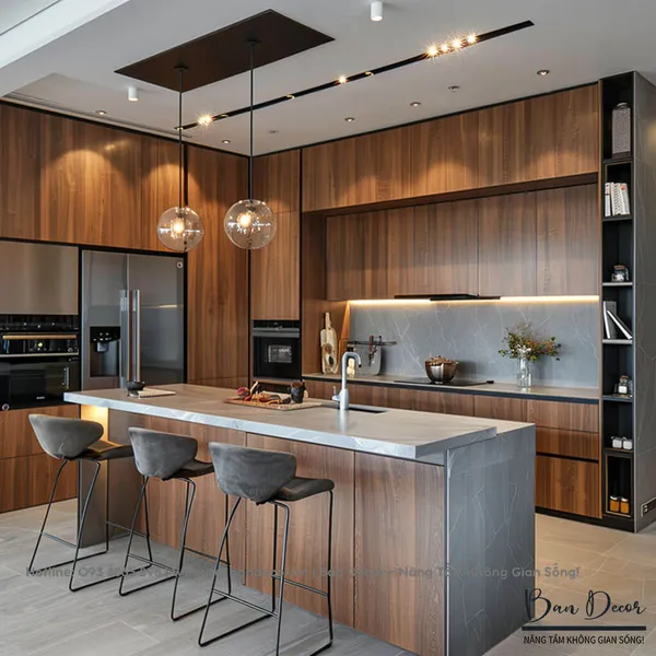 THI CÔNG TỦ BẾP GỖ CÔNG NGHIỆP TC 13