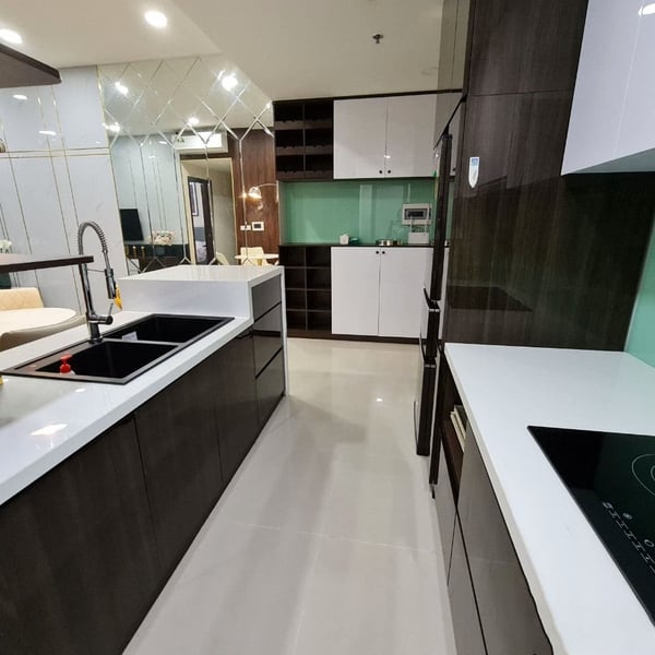 CÔNG TRÌNH THỰC TẾ TỦ BẾP ACRYLIC - TA 10