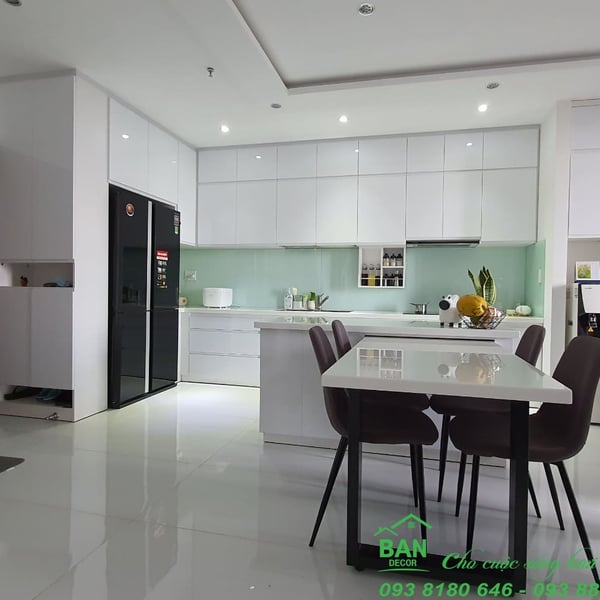 CÔNG TRÌNH THỰC TẾ TỦ BẾP ACRYLIC - TA 13