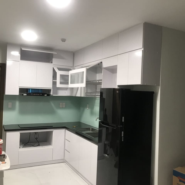 CÔNG TRÌNH THỰC TẾ TỦ BẾP ACRYLIC - TA 09