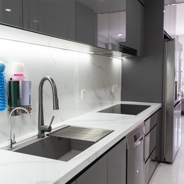 CÔNG TRÌNH THỰC TẾ TỦ BẾP ACRYLIC - TA 15