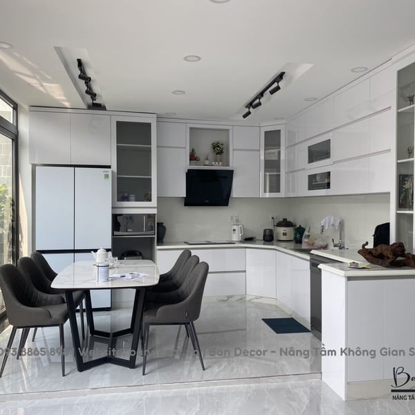CÔNG TRÌNH THỰC TẾ TỦ BẾP ACRYLIC - TA 16
