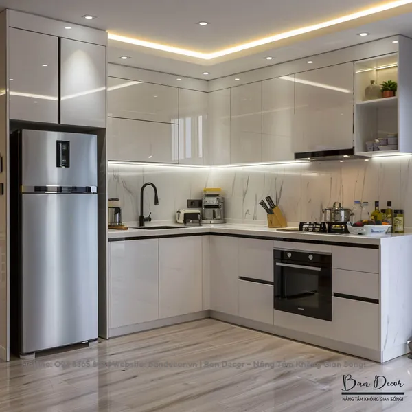 TỦ BẾP ACRYLIC AC 12