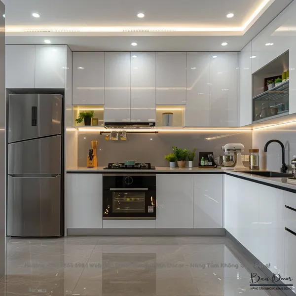 TỦ BẾP ACRYLIC AC 05