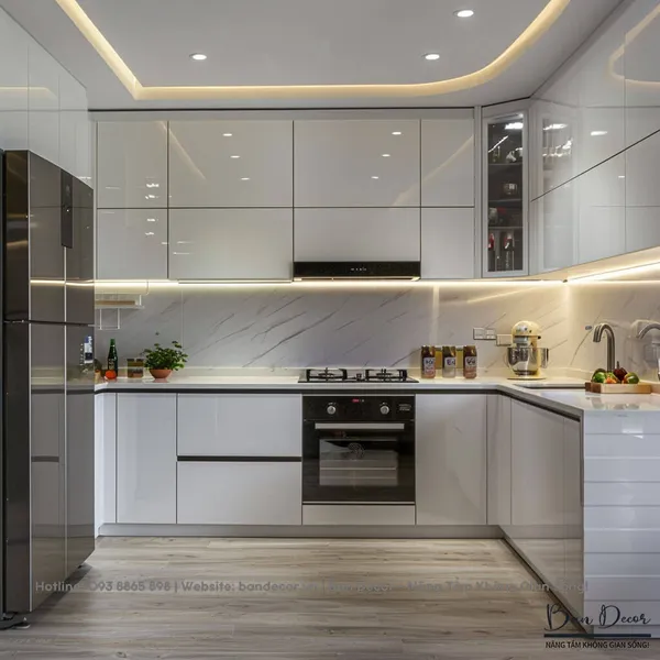  TỦ BẾP ACRYLIC AC 27