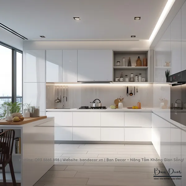 Tủ Bếp Chữ L Đẹp TL 028