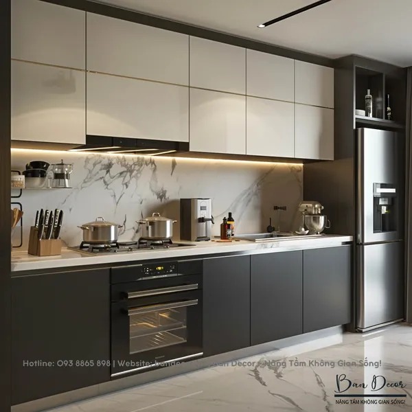  TỦ BẾP ĐẸP HIỆN ĐẠI TB 38