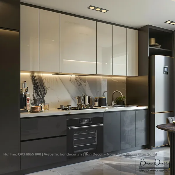  TỦ BẾP ĐẸP HIỆN ĐẠI TB 38
