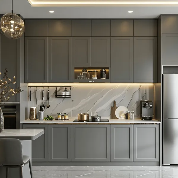  TỦ BẾP GỖ CÔNG NGHIỆP TB 551