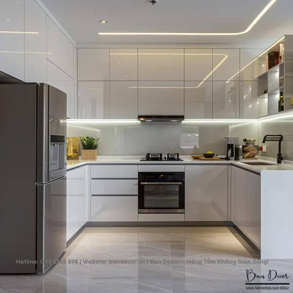 TỦ BẾP NHỰA CAO CẤP NC 21