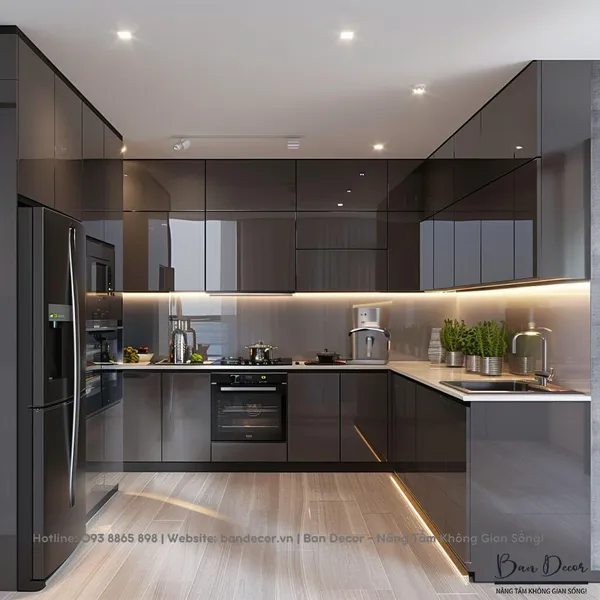 TỦ BẾP NHỰA CAO CẤP NC 23