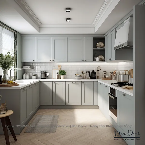 TỦ BẾP TÂN CỔ ĐIỂN CĐ 18