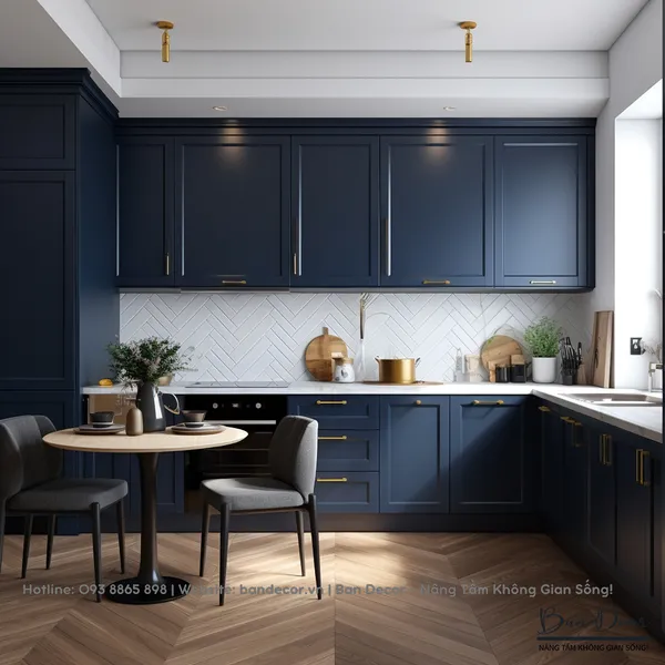 TỦ BẾP TÂN CỔ ĐIỂN CĐ 19