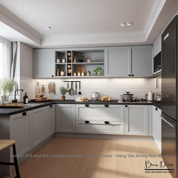 TỦ BẾP TÂN CỔ ĐIỂN CĐ 21