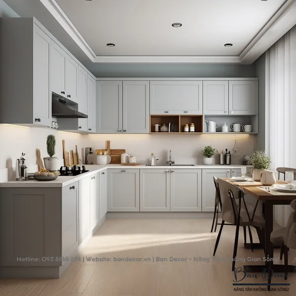 TỦ BẾP TÂN CỔ ĐIỂN CĐ 23