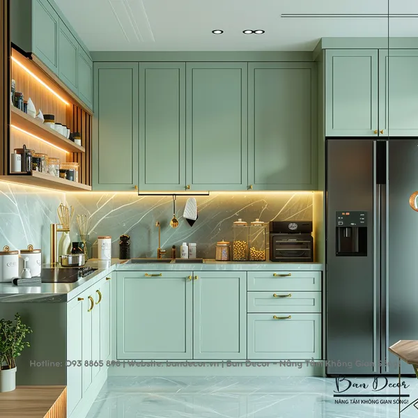 TỦ BẾP TÂN CỔ ĐIỂN CĐ 27