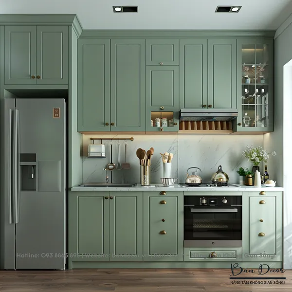 TỦ BẾP TÂN CỔ ĐIỂN CĐ 28