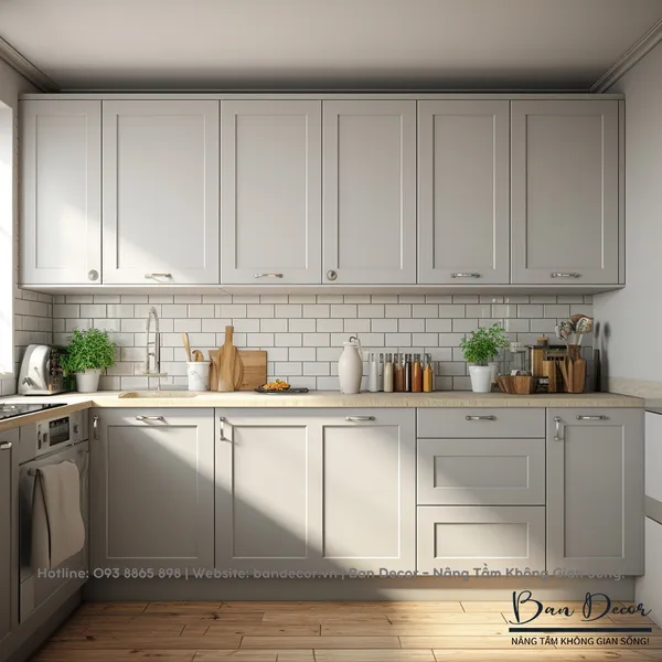 TỦ BẾP TÂN CỔ ĐIỂN CĐ 07