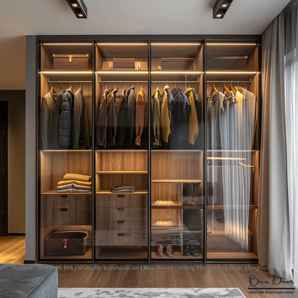 TỦ QUẦN ÁO CÁNH KÍNH CK 10