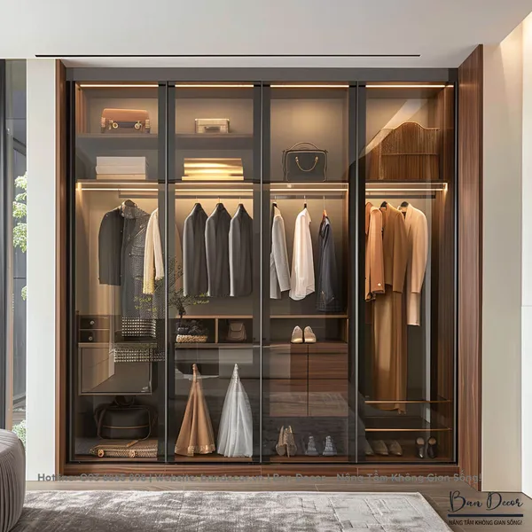 TỦ QUẦN ÁO CÁNH KÍNH CK 13