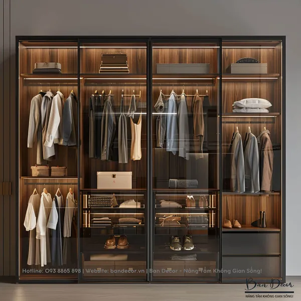 TỦ QUẦN ÁO CÁNH KÍNH CK 16