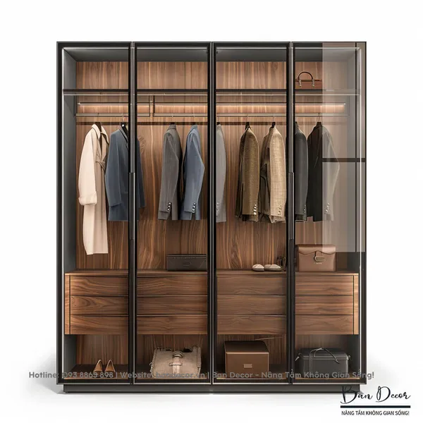 TỦ QUẦN ÁO CÁNH KÍNH CK 20